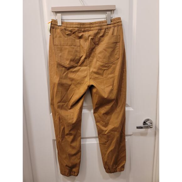 Joe's Brown Jogger Pants with Ankle Zippers - Picture 3 of 9